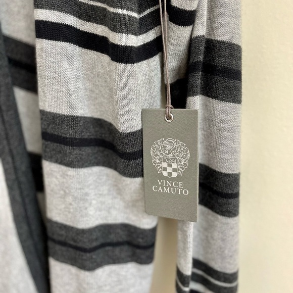 Vince Camuto Striped Duster Cardigan XS - Picture 7 of 12